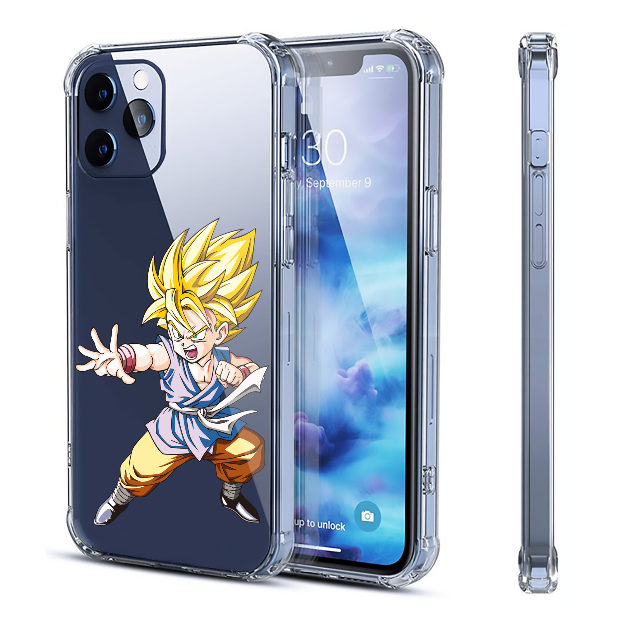 （画像用） ドラゴンボール ベジット DRAGON BALL Vegetto 【iPhone 12シリーズ対応】透明スマホケース（クリアソフトケース）